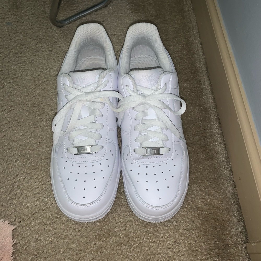 White Nike air forces